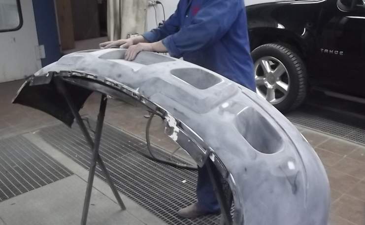 Ремонт бампера Шевроле