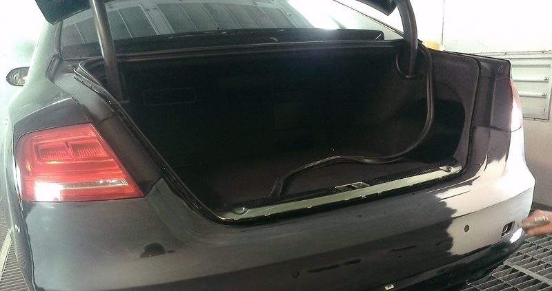 Ремонт бампера Ауди