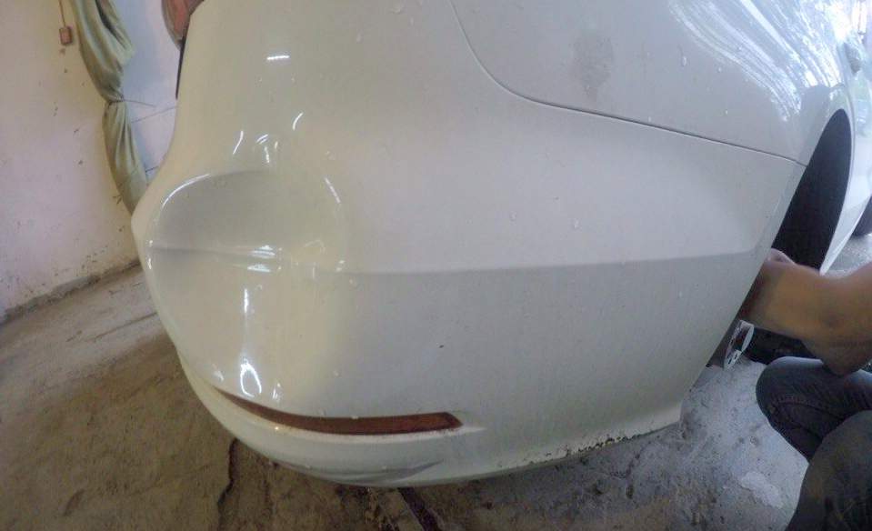 Ремонт бампера Ауди